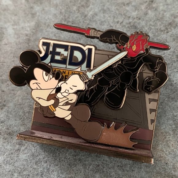 Disney Accessories - Disneyland Jedi Mickey w/ Darth Maul Donald Duck (2011)
